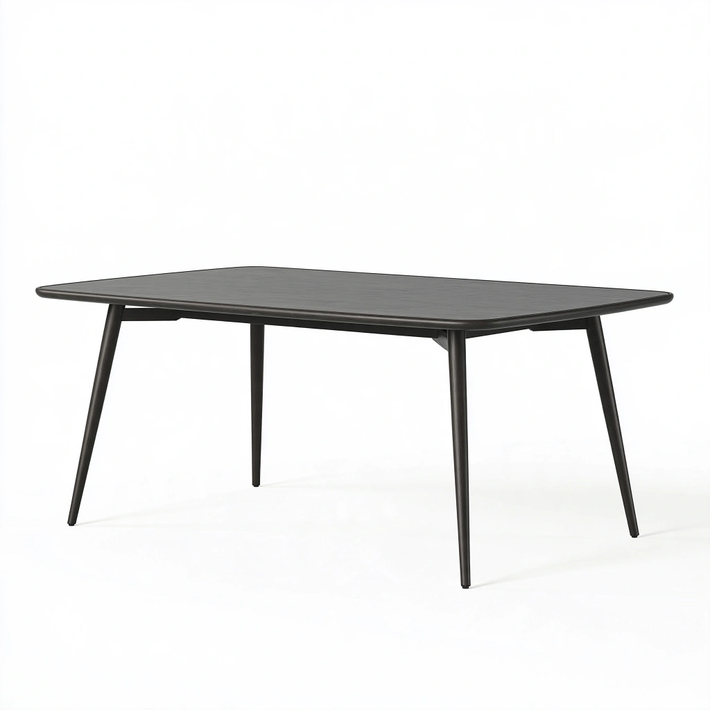 Esstisch 160 x 90 cm Schwarz Holzwerkstoff - rechteckiger Küchentisch