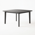 Esstisch 160 x 90 x 75 cm Holzwerkstoff Schwarz für Esszimmer im modernen Stil