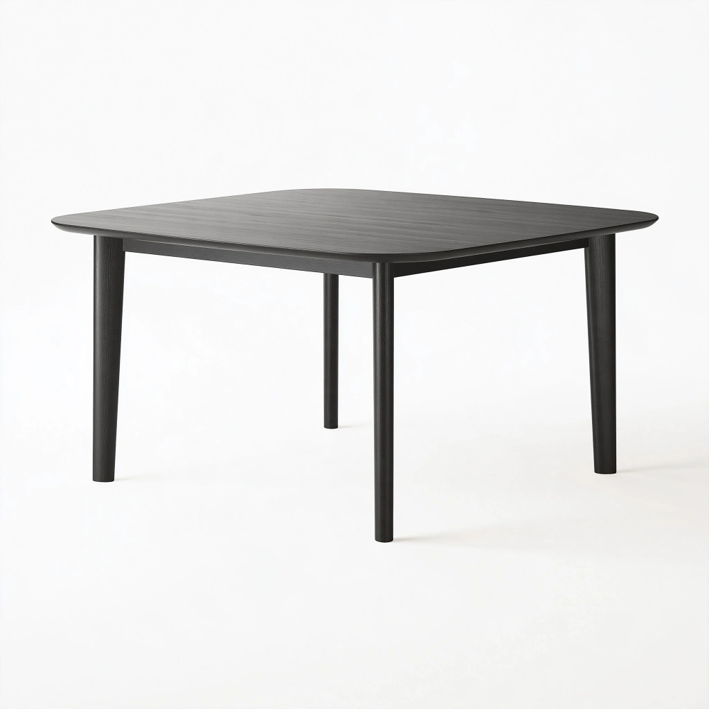 Esstisch 160 x 90 x 75 cm Holzwerkstoff Schwarz für Esszimmer im modernen Stil